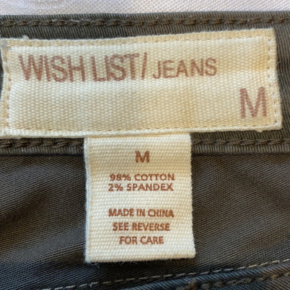 Brown Wish List camo pattern jeans. Size Medium - fits like a 29. - Picture 3 of 5